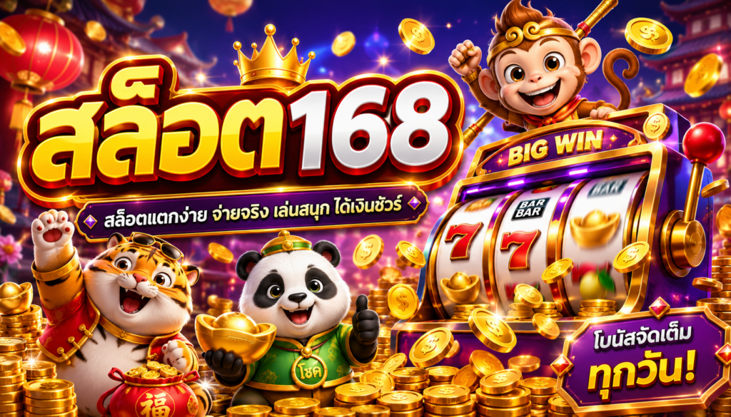 สล็อต168 เว็บสล็อตแตกง่าย รวมเกมยอดนิยม ฝากถอนรวดเร็ว